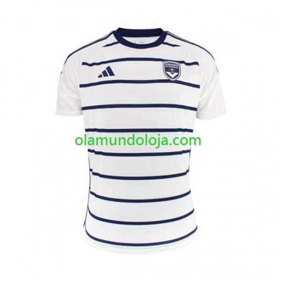 Camisola Bordeaux Homem Equipamento Segundo 2023-2024 Manga Curta